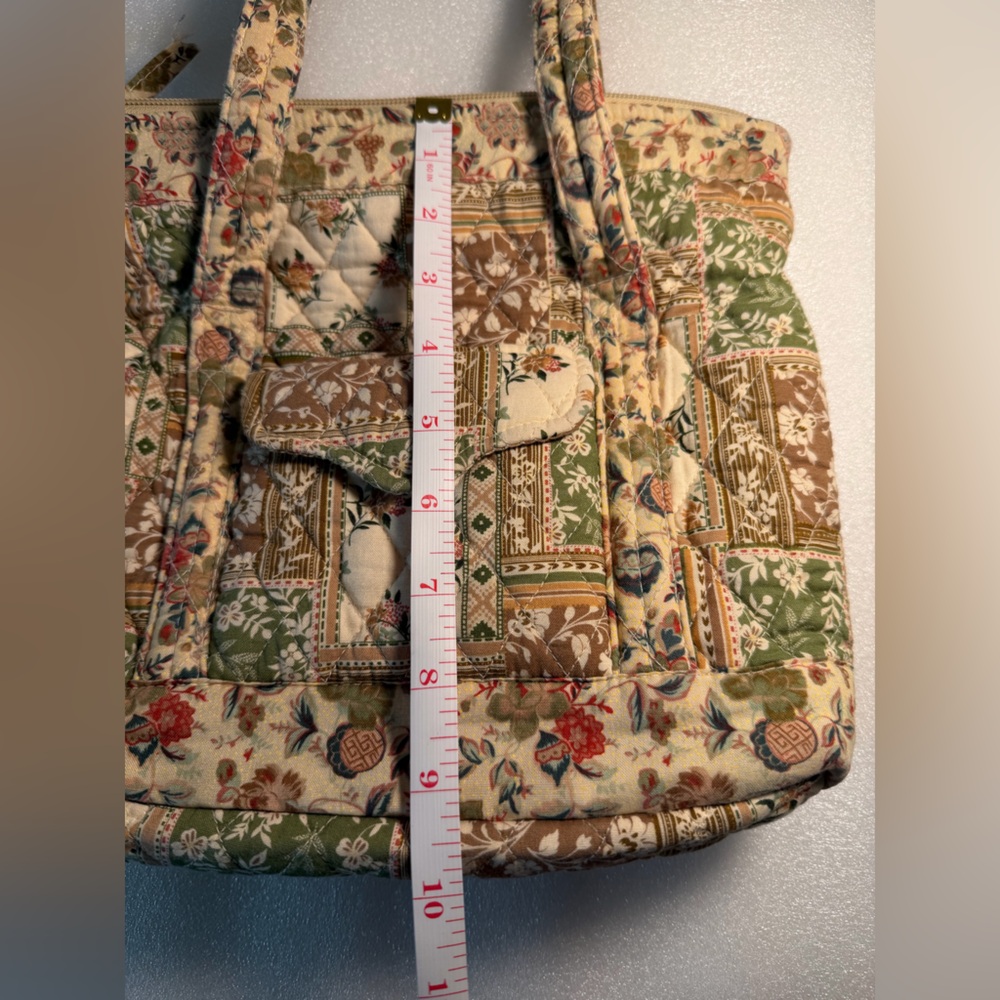 Vintage Elegant Patchwork Tote Bag - image 8